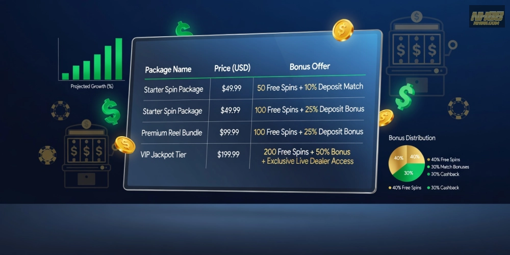 Bảng giá chi tiết các gói chơi live casino slot games nh88 với ưu đãi hấp dẫn năm 2025