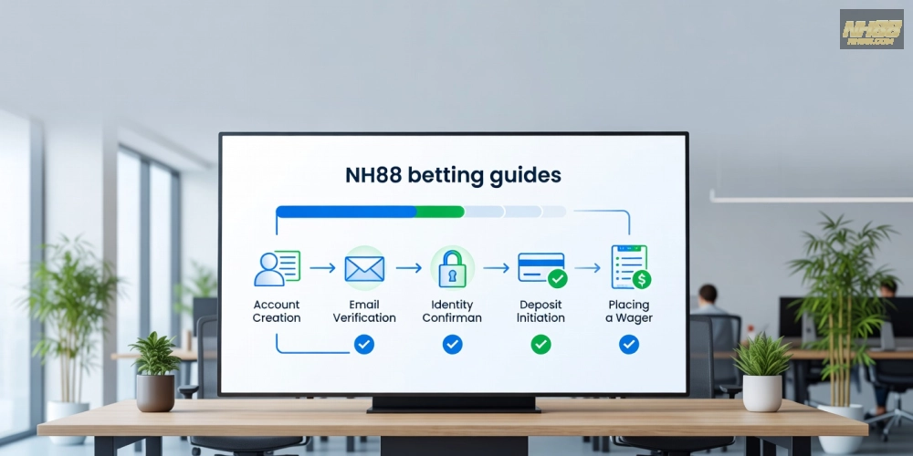 Hình minh họa khái niệm hướng dẫn nh88 với các bước dễ hiểu cho người mới bắt đầu