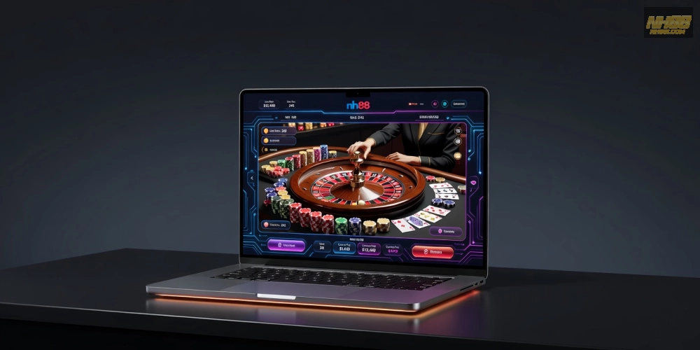 Khám phá giao diện live casino nh88 hiện đại và hấp dẫn